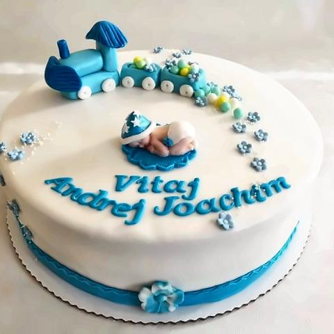Torta na krstiny alebo cirkevnú oslavu
