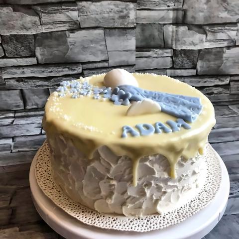 Torta na krstiny alebo cirkevnú oslavu