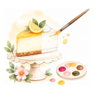 Cheesecake citrónový – ilustrácia, fotografiu pripravujeme